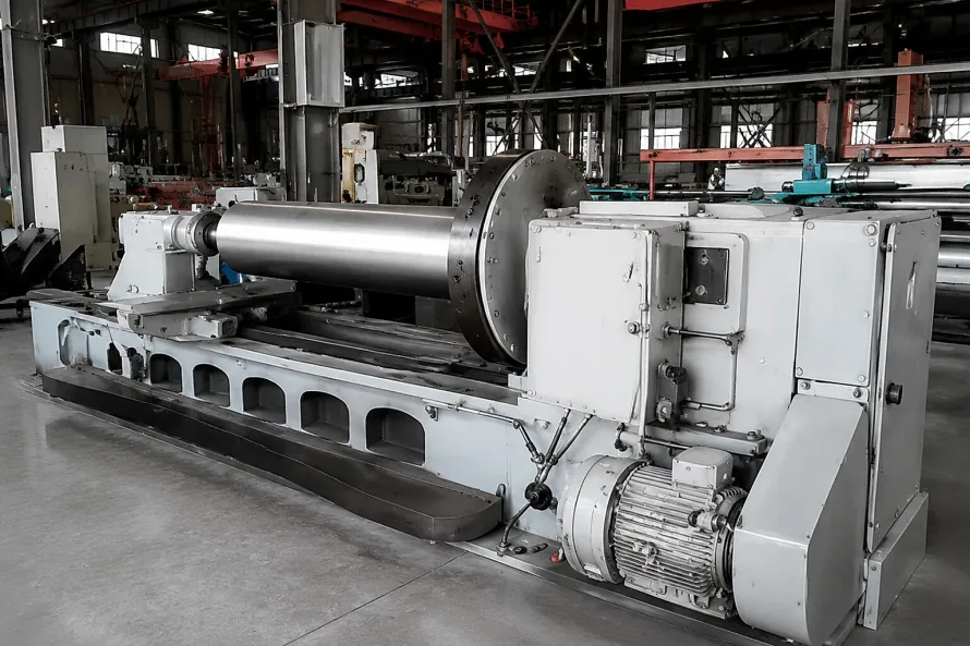 Large titanium machining and process equipment in a factory, used here to frame route-control and release planning for advanced metal parts.