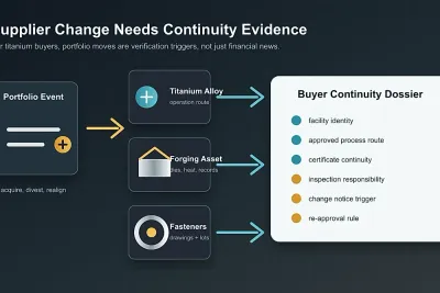 Howmet's Portfolio Moves Show Why Titanium Buyers Need a Supplier Continuity Dossier