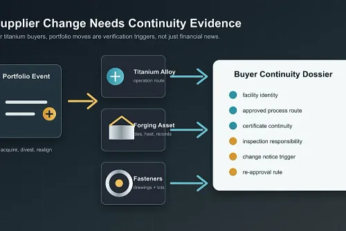Howmet's Portfolio Moves Show Why Titanium Buyers Need a Supplier Continuity Dossier