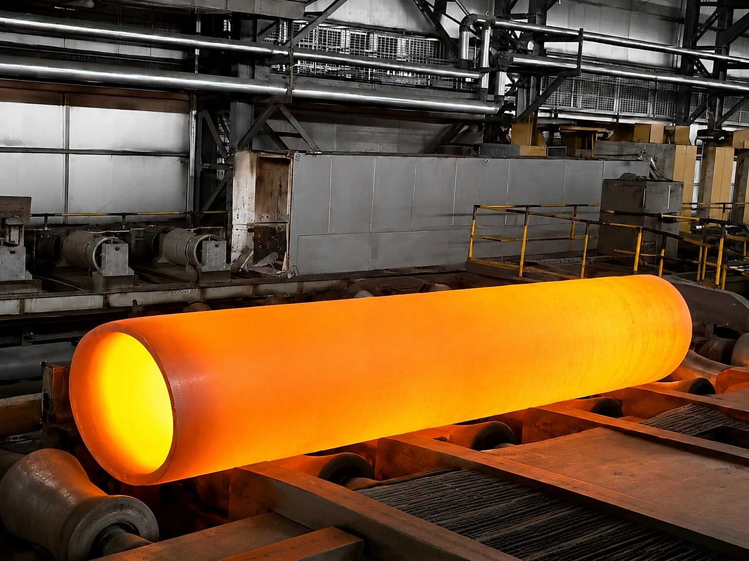 A hot-worked titanium billet illustrates how thermomechanical history begins before a finished rotor forging exists