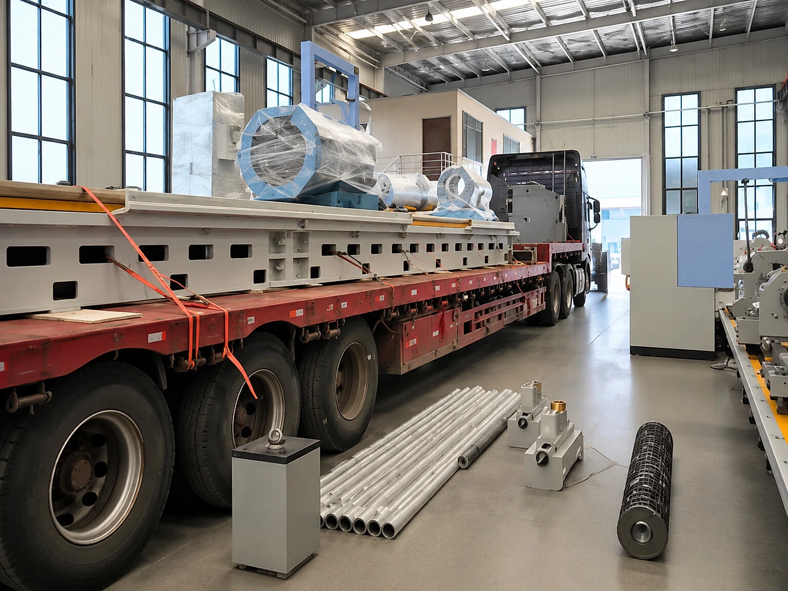 Titanium material handling and loading in a workshop, illustrating the gap between material availability and buyer-ready product release.
